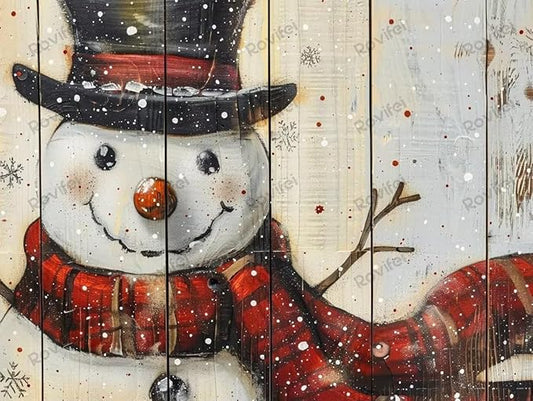 Puzzles for Adults 1000 Pieces Warm Red Scarf Snowman Puzzles for Kids, HD Printing & Each Piece Fits Together Perfectly - for Room Decor Home Decor Bathroom Decor - Unique Gifts 30x20 inch