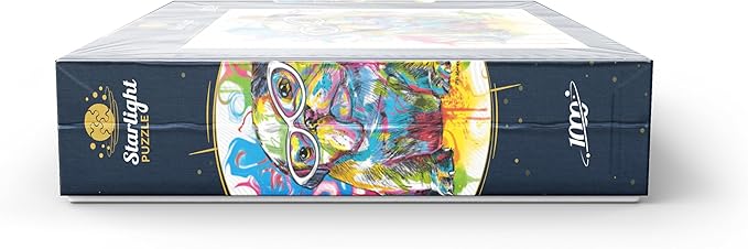 MyPuzzle Bulldog Fun - Premium 1000 Piece Jigsaw Puzzle for Adults