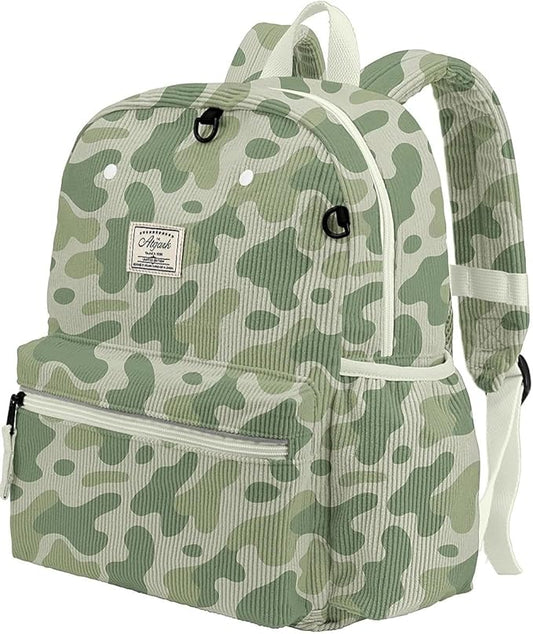 Corduroy Kids Backpack for Boys 6-10: Boys Backpacks for Elementary Kindergarten 15” H Fit Folder