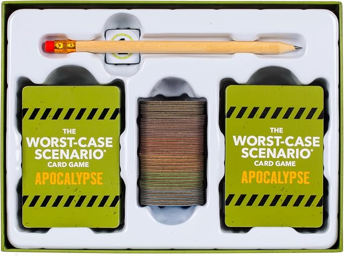 MOOSE GAMES The Worst-Case Scenario Card Game Apocalypse | Match How Players Rank Five Apocalyptic Scenarios from Bad to Worst | Score Points and Win! for Ages 14 to Adult for 3 to 6 Players