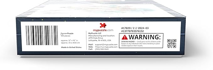 MyPuzzle Lazy Cat - Premium 100 Piece Jigsaw Puzzle for Adults