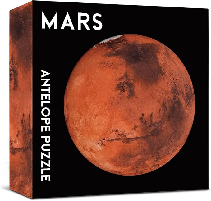 Antelope - 1000 Piece No Dust Jigsaw Puzzle for Adults, Space Style, Round Puzzle, 1000 Pieces, 1 Set, 1 Puzzle