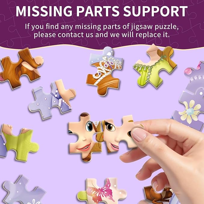 Puzzles for Kids Ages 4-6, 100 Piece Jigsaw Puzzles in Metal Box, Educational Learning Toys for Boys and Girls, Premium Puzzle Games, Kids Puzzles Ages 3-5 Gift