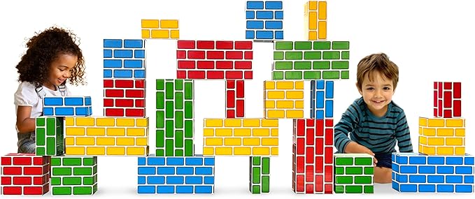 Teacher Created Resources Easy-Stack Cardboard Blocks 24 Piece Set (TCR11531)