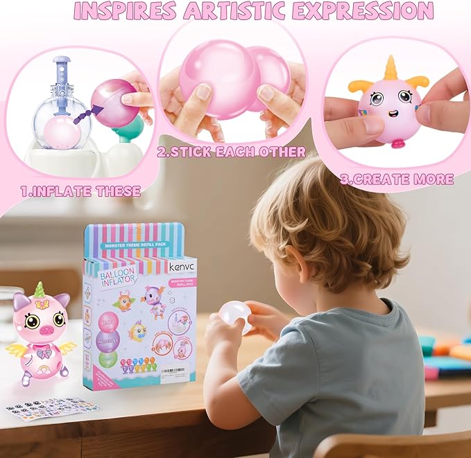 DIY Craft Kits Toys Accessories, Balloon Toy Accessories, Arts & Crafts Toy Accessories for 3 4 5 6 7 8 9 10 11 12 Year Boys and Girls Birthday Gifts