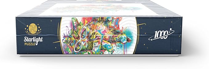 MyPuzzle Lazy Cat - Premium 1000 Piece Jigsaw Puzzle for Adults