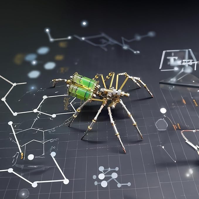 Mechanical Metal DIY 3D Insect Brass Puzzle (Gatling Spider)