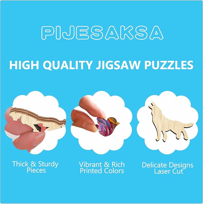 Wooden Jigsaw Puzzle for Adults, Stained Glass Cactus Wooden Puzzles for Adults 200 Pieces, Colorful Plant Succulent Wood Puzzles Adult, Unique Shape, Fun Gifts for Friend, Home Decor(M -11.4*11.4in)