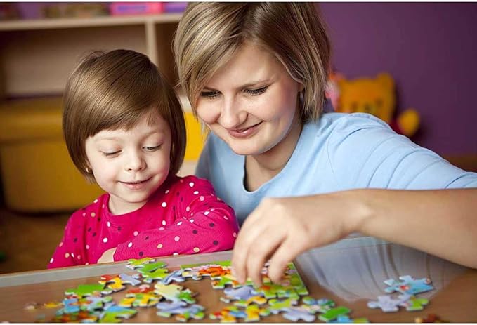 Wooden Puzzles for Toddlers 2-4, 9 Pieces Jigsaw Puzzles for Kids Ages 3-5, Toddler Toys for 2-4 Preschool Learning Activities, Learning & Educational Toys for Boys and Girl
