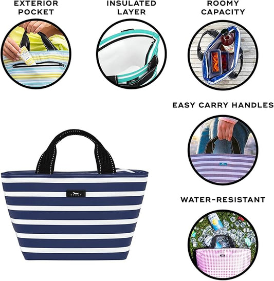 SCOUT Nooner Lunch Bag - Lightweight Insulated Soft Cooler for Women, Teachers, Nurses, Beach, Travel, Pool & Picnic Cooler