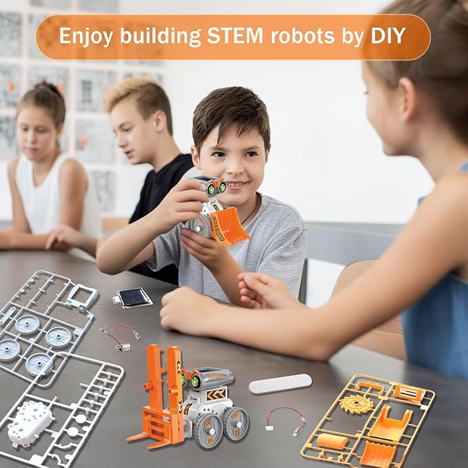 7-in-1 Stem Toys for Kids Ages 8-13,Educational DIY Solar Power Robot Kit ，Building Toys Science Kits Robotics Set Engineering Projects Gifts for 8 9 10 11 12 13 14 Years Old Boy Girls Teens