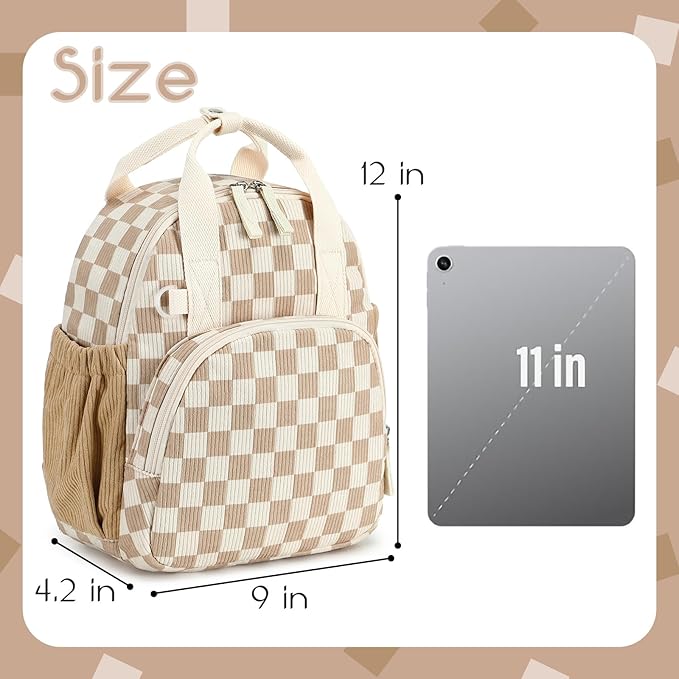 Bluboon Toddler Backpack for Girls Boys 2-4 Cute 12" Preschool Kindergarten Backpacks Kids Daycare Bags School Travel