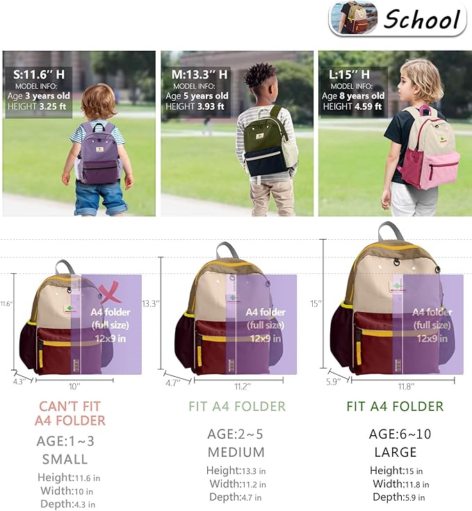 Kids Backpack for Boys: Boys Backpack 6-10 - Kindergarten Elementary School Bookbag for Girl