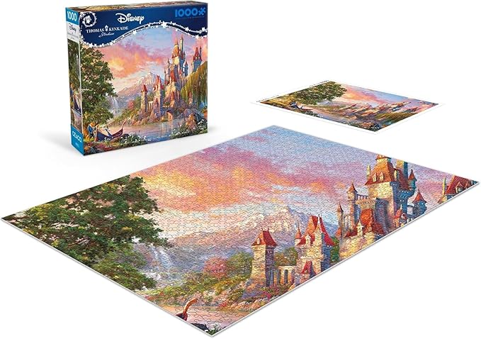 Ceaco - Thomas Kinkade - Disney - Beauty & The Beast II - 1000 Piece Jigsaw Puzzle