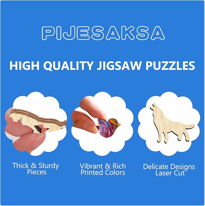 Wooden Puzzles for Adults, Stained Glass Guitar Wooden Jigsaw Puzzle for Adults, Music Books Wood Puzzles Adult, Unique Shape, Fun Presents for Friends, Wall Art Home Decor(L -13.4 * 13.3in-375 pcs)