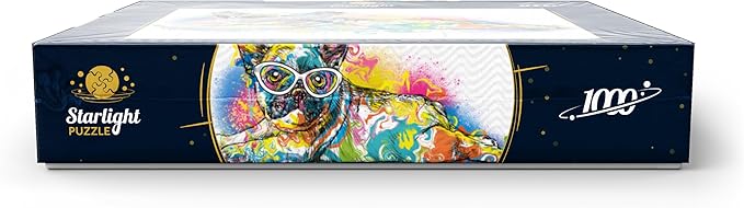 MyPuzzle Lazy Frenchie - Premium 1000 Piece Jigsaw Puzzle for Adults