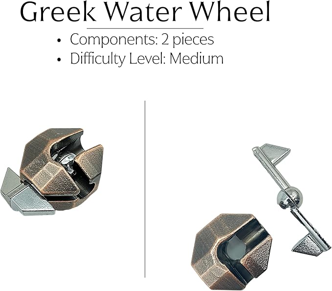 Project Genius Curated Collection Gift Set, 5 Premium Wood & Metal Puzzles, 3D Brainteaser Gift for Kids 8+, Teens, and Adults - True Genius Disassembly and Disentanglement Variety Pack