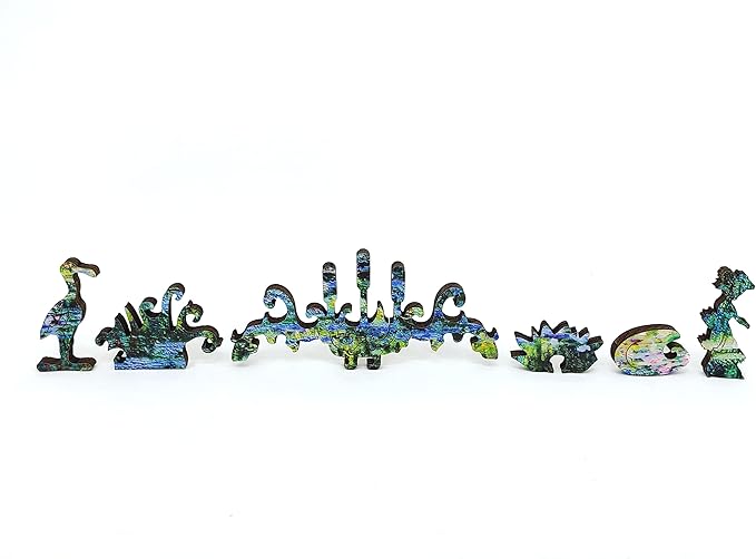 Wooden Jigsaw Puzzle for Adults - Uniquely Shaped Pieces - Made in The USA by FoxSmartBox - 210 Pieces - Water Lilies and Japanese Bridge