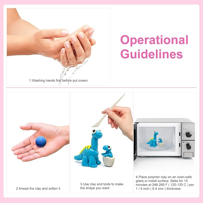 Aestd-ST Polymer Clay Kits 72Colors, Modeling Clay for Kids, Non-Stick Molding Oven Bake with 20 Sculpting Tools and 82 DIY Accessories, Craft Gift for Children and Adults.