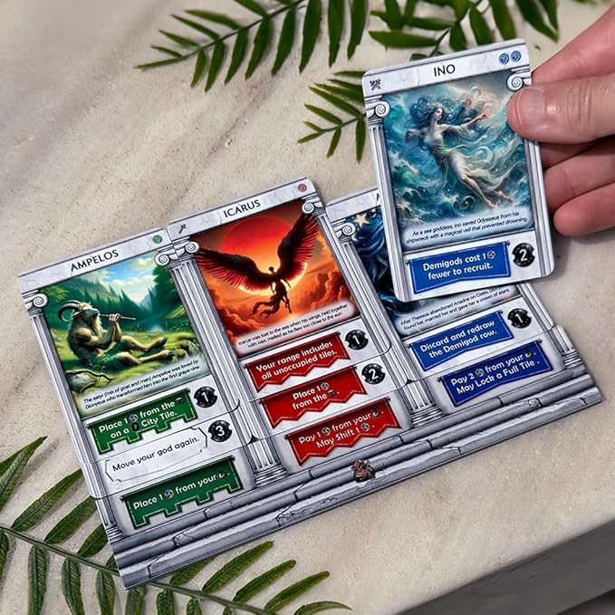 Pantheum: Demigods of Olympia | Family Strategy Game for Greek Mythology Fans | Ages 12+ | for 1-4 Players | Average Playtime 45-60 mins | Perfect for Family Game Night (Base Game)