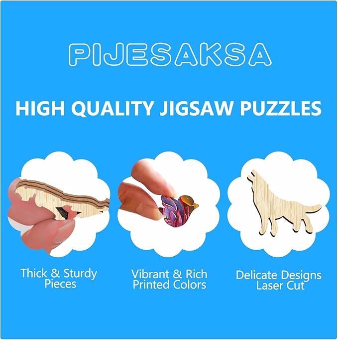 Wooden Puzzles for Adults, Mystic Tentacles Wooden Jigsaw Puzzle, Wood Puzzles Adult, Unique Shaped Octopus Puzzle for Adults, Fun Gifts & Home Decor (M-11.4 * 11.4in - 200 pcs)
