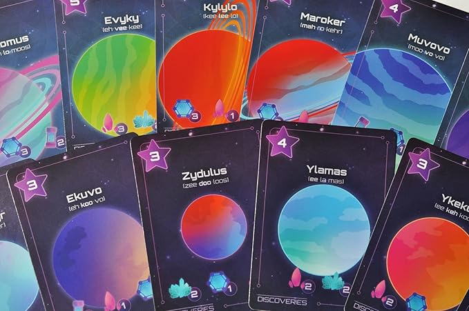 Galaxy Rush | 2 Player Strategic Card Game with Engine Building, Set Collection, Card Drafting and Racing
