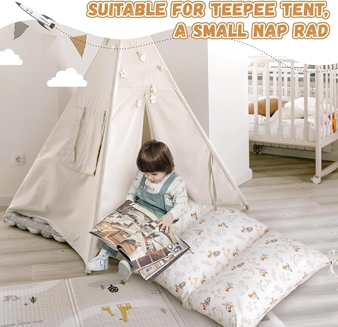 Cushion for Climbing Arch, Rocker Pillow for Toddlers Arch Climber, Floor Lounger Seats Pillow and Cover, Floor Pillow Toddler Nap Mat, Bed Floor Pillow for Kids (Cushion for Rocker)