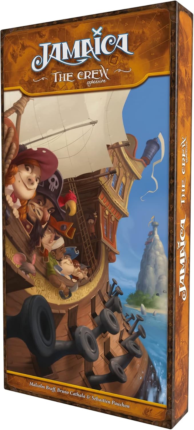 Jamaica The Crew Board Game Expansion - Strategy Game, Family Board Game for Kids & Adults, Pirate Adventure Game, Ages 8+, 2-6 Players, 30-60 Minutes, Made by Space Cowboys