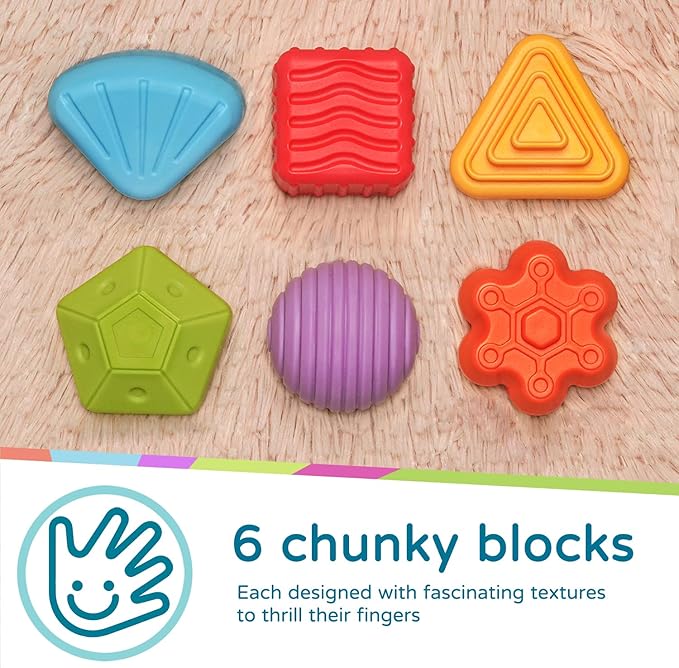 LiKee Montessori Toys for 1+ Years Old, Shape Sorter Baby Toys for Girls Boys Birthday, Colorful 1 2 3 Year Infant Toddler Toy, Learning & Fine Motor Skills 18+ Months (Cube)