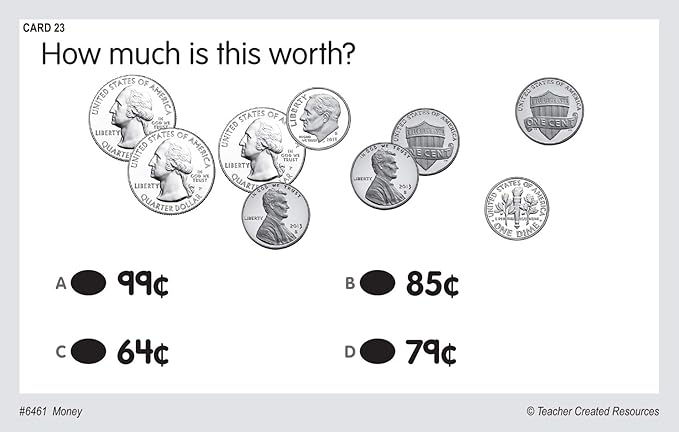 Teacher Created Resources Power Pen Learning Cards: Money (6461)