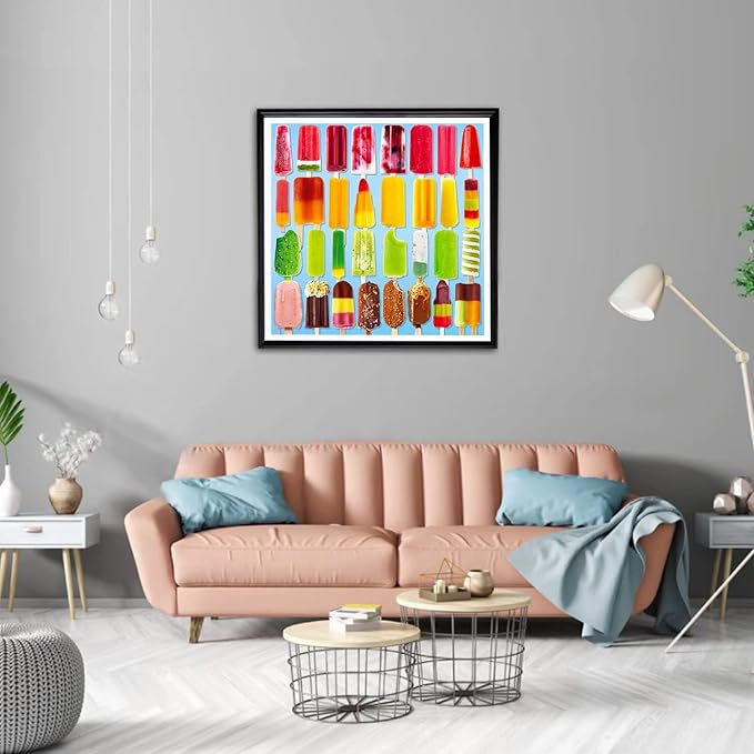 500 Pieces Jigsaw Puzzles for Adults and Teens and Kids Family Happy Gift Colorful Popsicles (Popsicles)