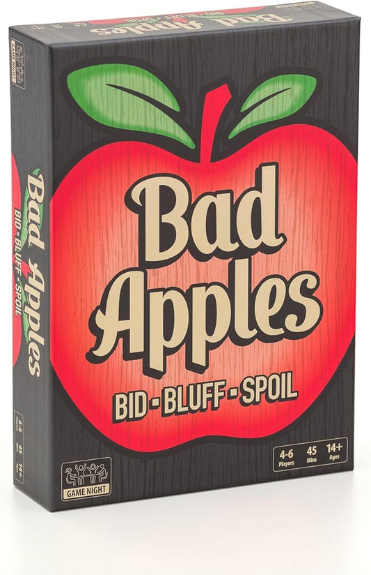 Bad Apples - Board Games - Family Games - Party Games - for Adults and Teens - Strategy - Bidding & Bluffing - Game Night