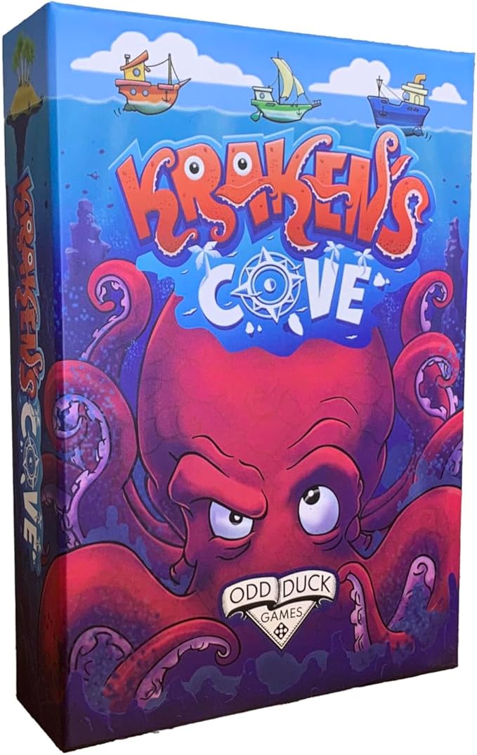 Kraken’s Cove – Memory & Strategy Game for Kids & Families | Quick Play Ocean Adventure Game | Ages 5+ | 1-3 Players | Under 15 Minutes
