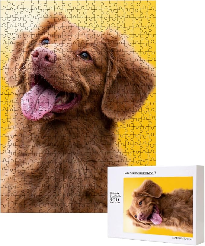 Custom Wooden Jigsaw Puzzles - 120/200/300/500/1000/1500 Piece Photo Gift Sets for Adults & Kids - Pet, Wedding, Family Memory Keepsake
