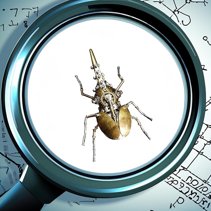 3D Metal Puzzles for Adults Steampunk Bug Sculpture Insect Clockwork 3D Steampunk Metal Puzzle Hercules Beetle Mechanical Insects Model (Aristolochia)