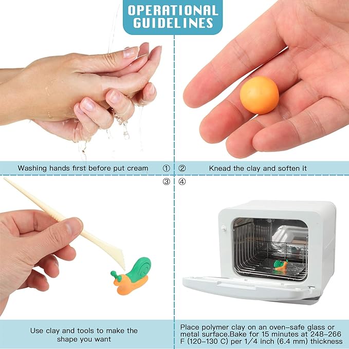 Aestd-ST Polymer Clay Kits, 85 Colors Oven Bake Modeling Clay for Kids, Non-Sticky Molding Clay with Sculpting Tools and DIY Accessories, Holiday Gift for Children and Artists.