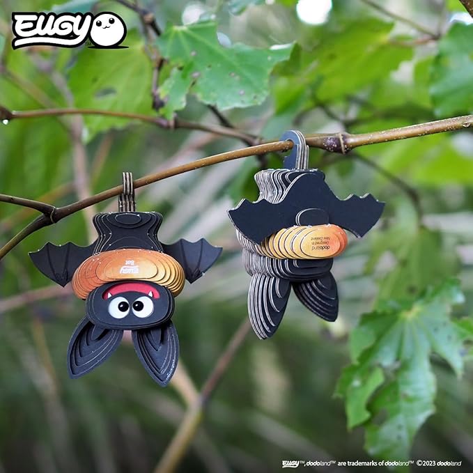 Eugy Bat 3D Puzzle, 31 Piece Eco-Friendly Educational Learning Puzzles for Kids 6+
