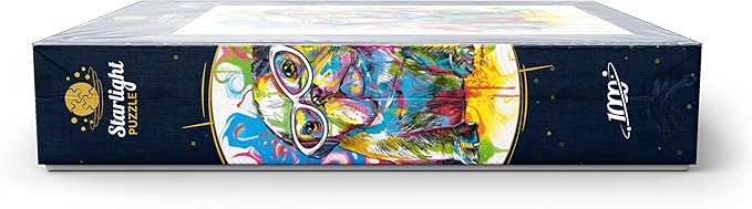 MyPuzzle Bulldog Fun - Premium 1000 Piece Jigsaw Puzzle for Adults