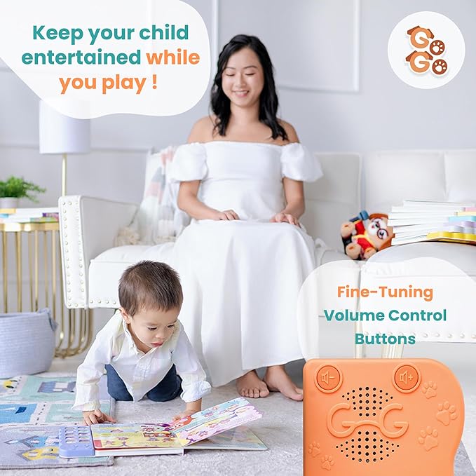 GO GO Spanish Musical Book Vol 3: 8 English and Spanish Books for Kids, Bilingual Toys for Toddlers 1-3, Learning Toys for Toddlers 1-3, Libro Interactivo para Niños