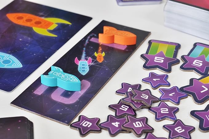 Galaxy Rush | 2 Player Strategic Card Game with Engine Building, Set Collection, Card Drafting and Racing