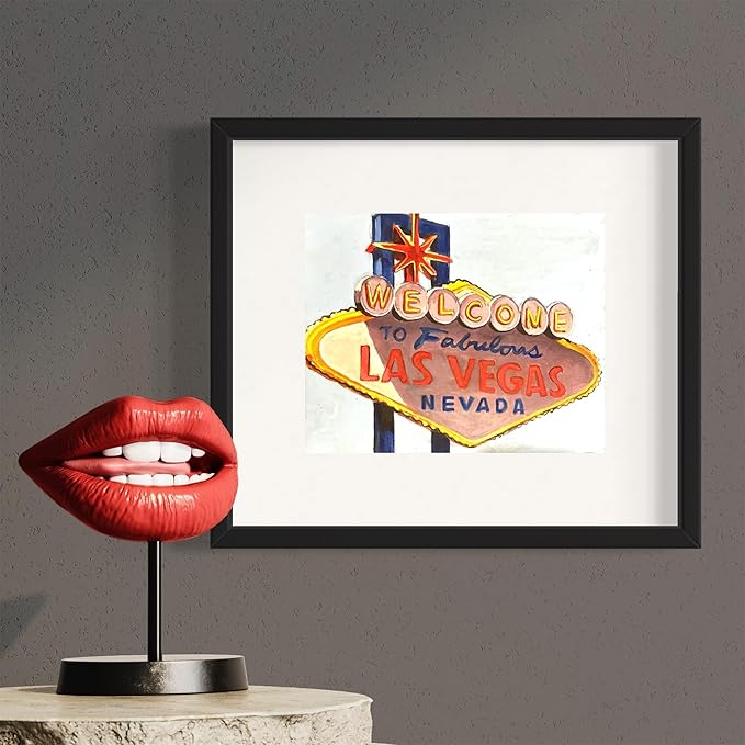 Painting4Real DIY Painting Class Kit for Adults with Video Tutorials: Learn to Paint Vegas Sign – How to Paint with Acrylics – Painting & Art Supplies – 9 Piece Acrylic Paint Set