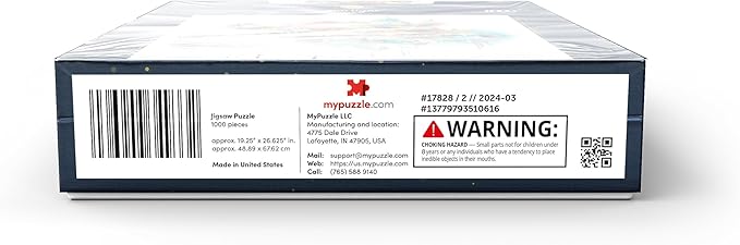 MyPuzzle Lazy Cat - Premium 1000 Piece Jigsaw Puzzle for Adults