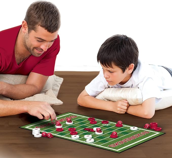 MasterPieces NCAA Arkansas Razorbacks, Checkers Board Game, For Ages 6+