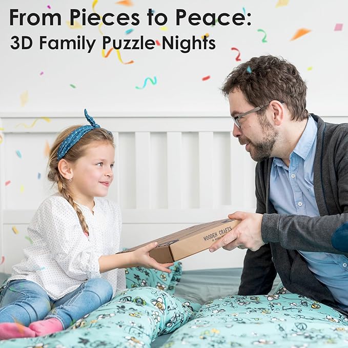 3D Wooden Puzzles for Adults, Wood Crafts Model Building Kits Toys, Brain Teaser Wooden Puzzles Gifts for Adults & Teen (Williams Manor)