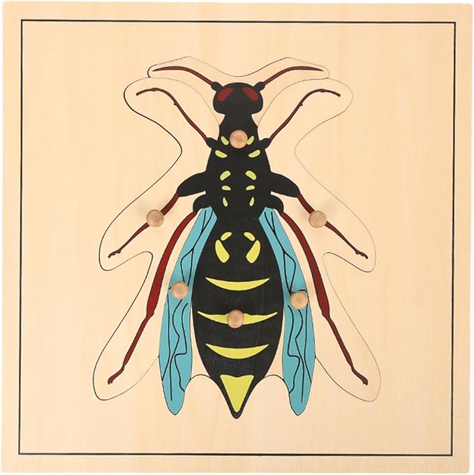 MEYOR Montessori Wasp Puzzle for Early Preschool Education Learning Toys