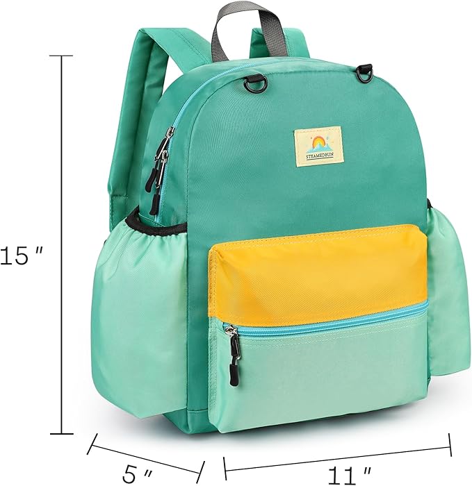 STEAMEDBUN Kids Backpack for Boys 4-6: Boys Backpacks for Elementary - 15 inch Backpack for Kindergarten
