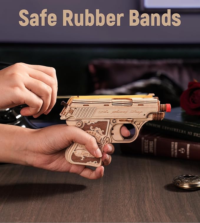 ROKR 3D Wooden Puzzles for Adults,113 Pieces Wooden Puzzle,Model Building Kit for Adults