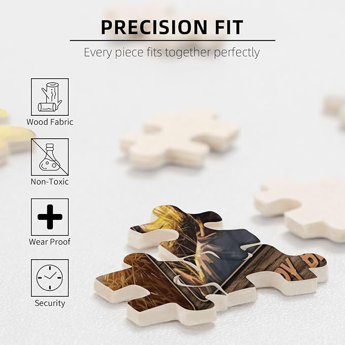 Christian Jesus Puzzle for Adults 1000 Pieces - Religious Inspirational Scripture Jigsaw Puzzle, Bible Faith Catholic Cross, Christian Games