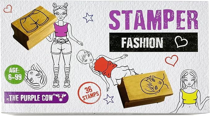 The Purple Cow - Stamper – Fashion Stamp Kits are Nothing Short of a Revolution in The Accessibility to Art Among Children and Adults Alike. Creative Design Tools is Now accessible to All
