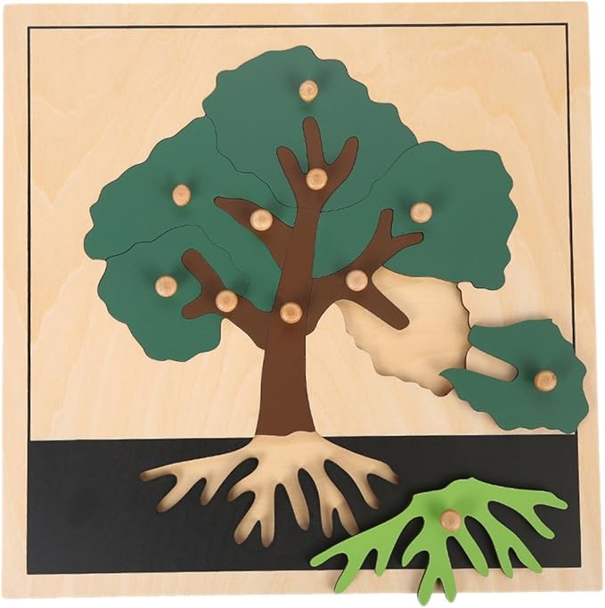 MEYOR Montessori Tree Puzzle for Early Preschool Education Learning Toy